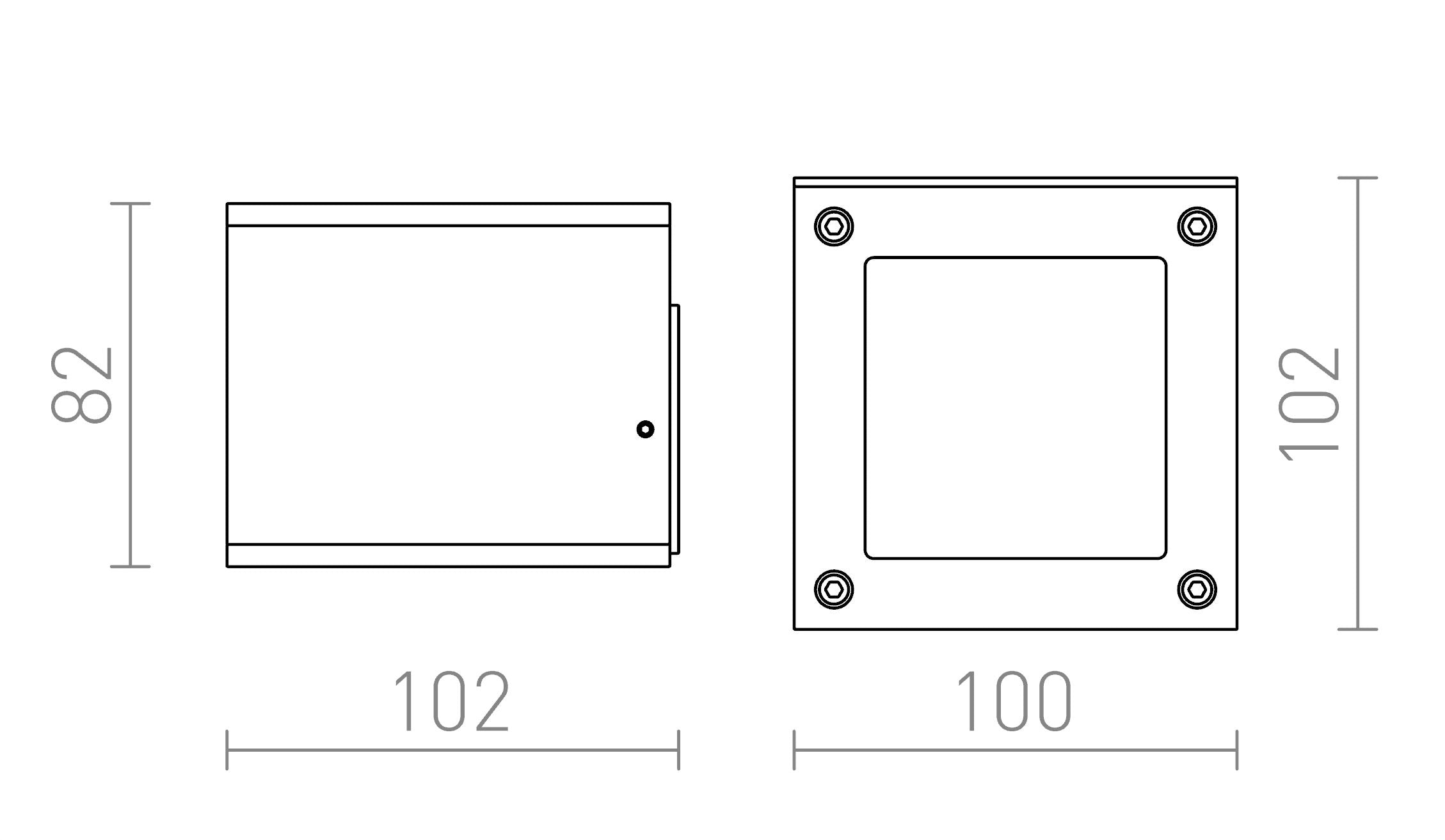 BIBI ścienna lampa - Product sketch