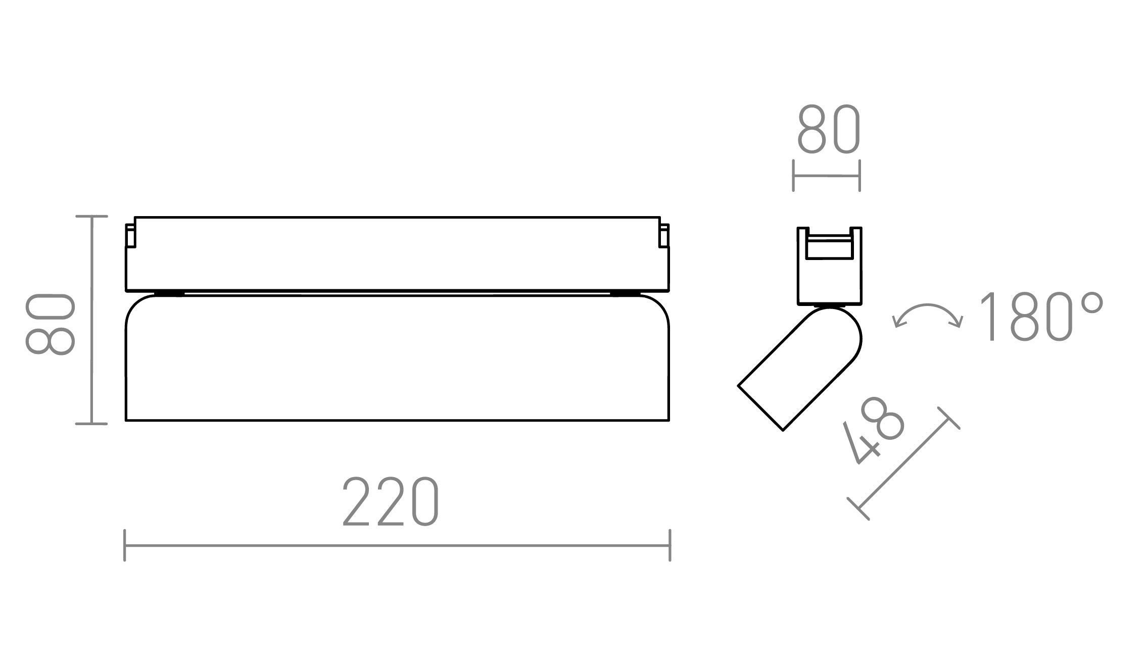OXONIA 22 inclinable pour système VEGA/WAVE - Product sketch