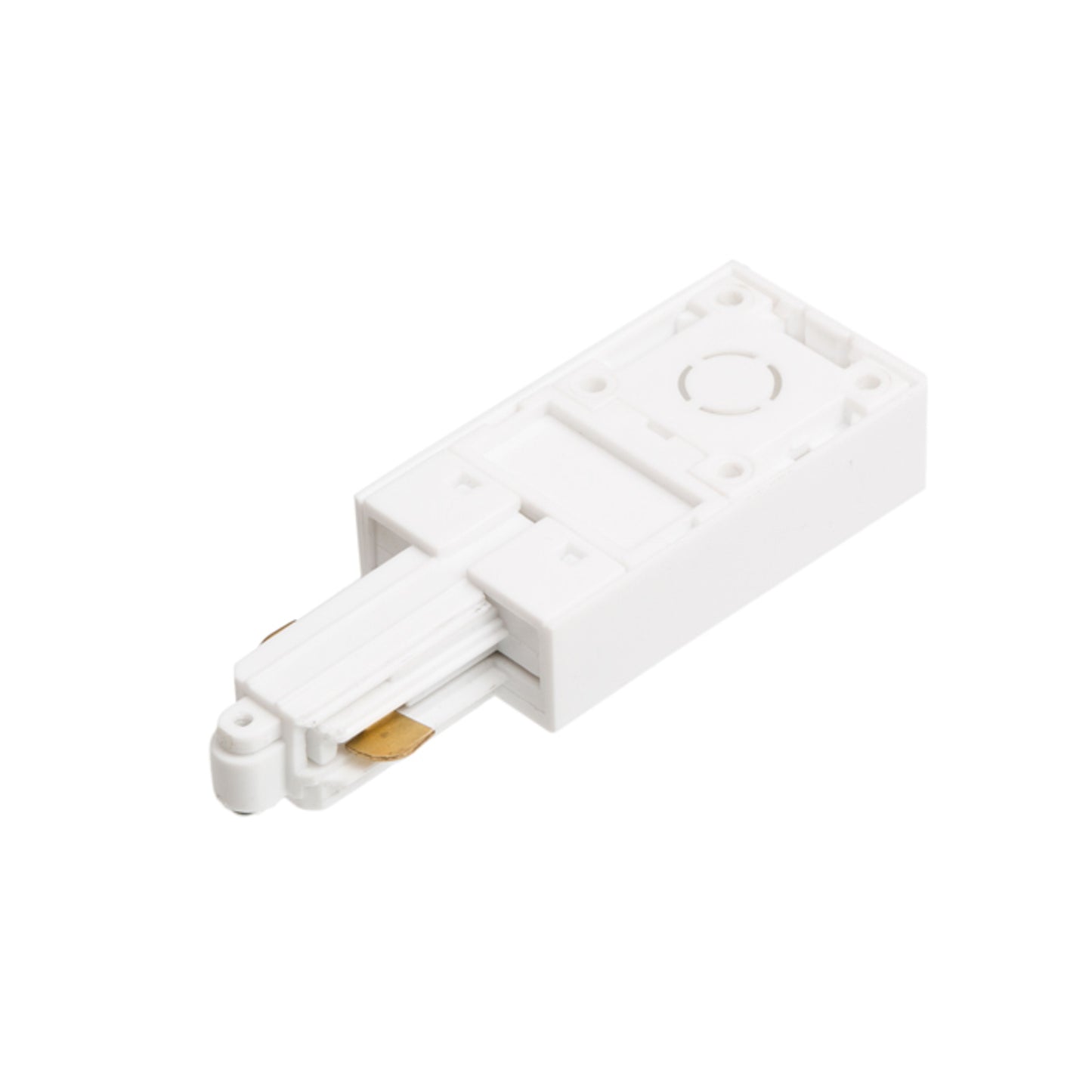 RENDL 1-circuit track system 1F feed-in, polarity left white 230V R12284 2
