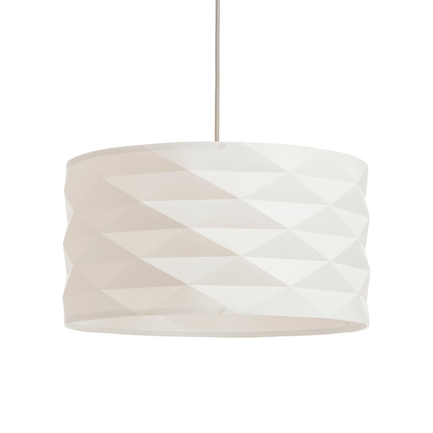 RENDL pendant lamp EZRA 40 pendant white PVC/grey 230V LED E27 15W R13319 2