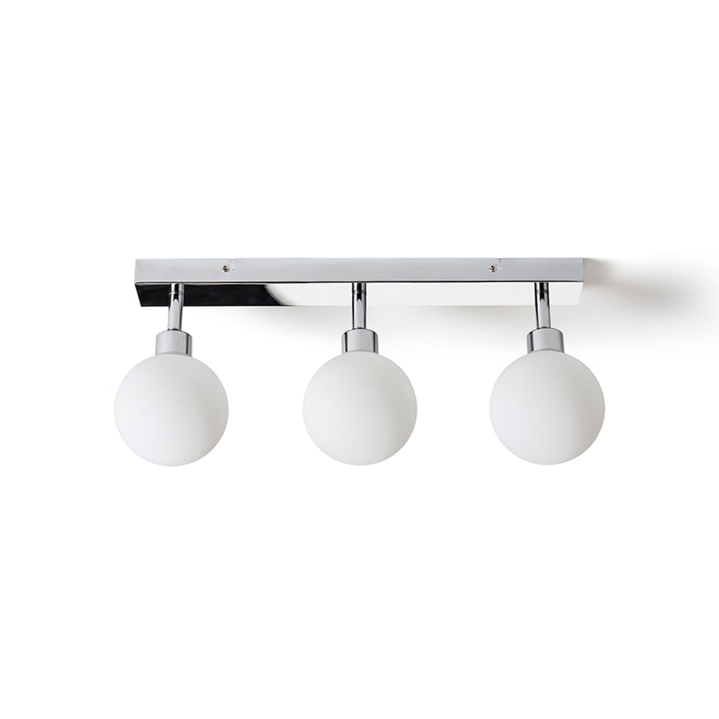 RENDL spotlight BOLLY III surface mounted opal-colored glass/chrome 230V LED G9 3x3W IP44 R13691 5