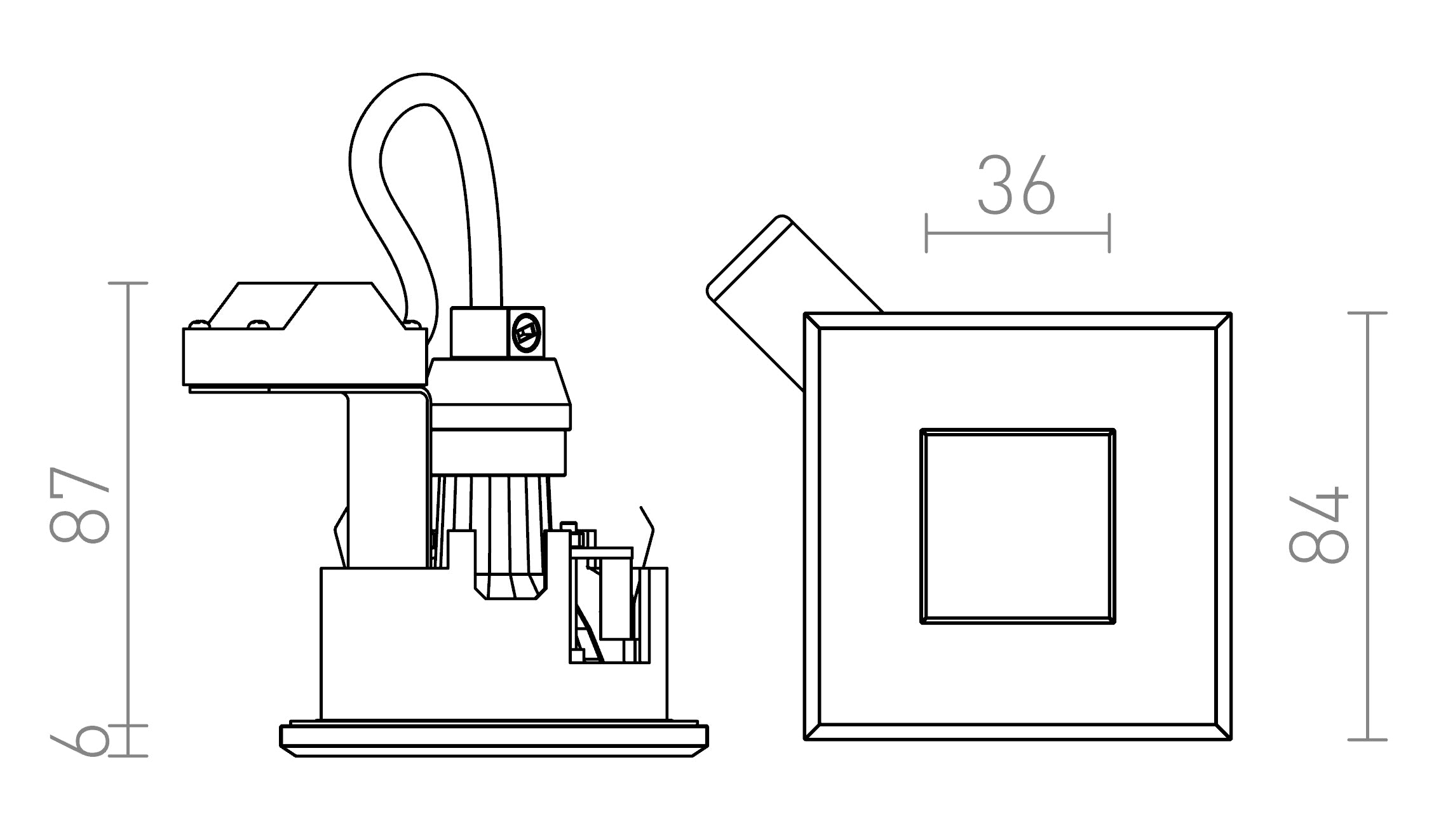 INCA SQ - Product sketch