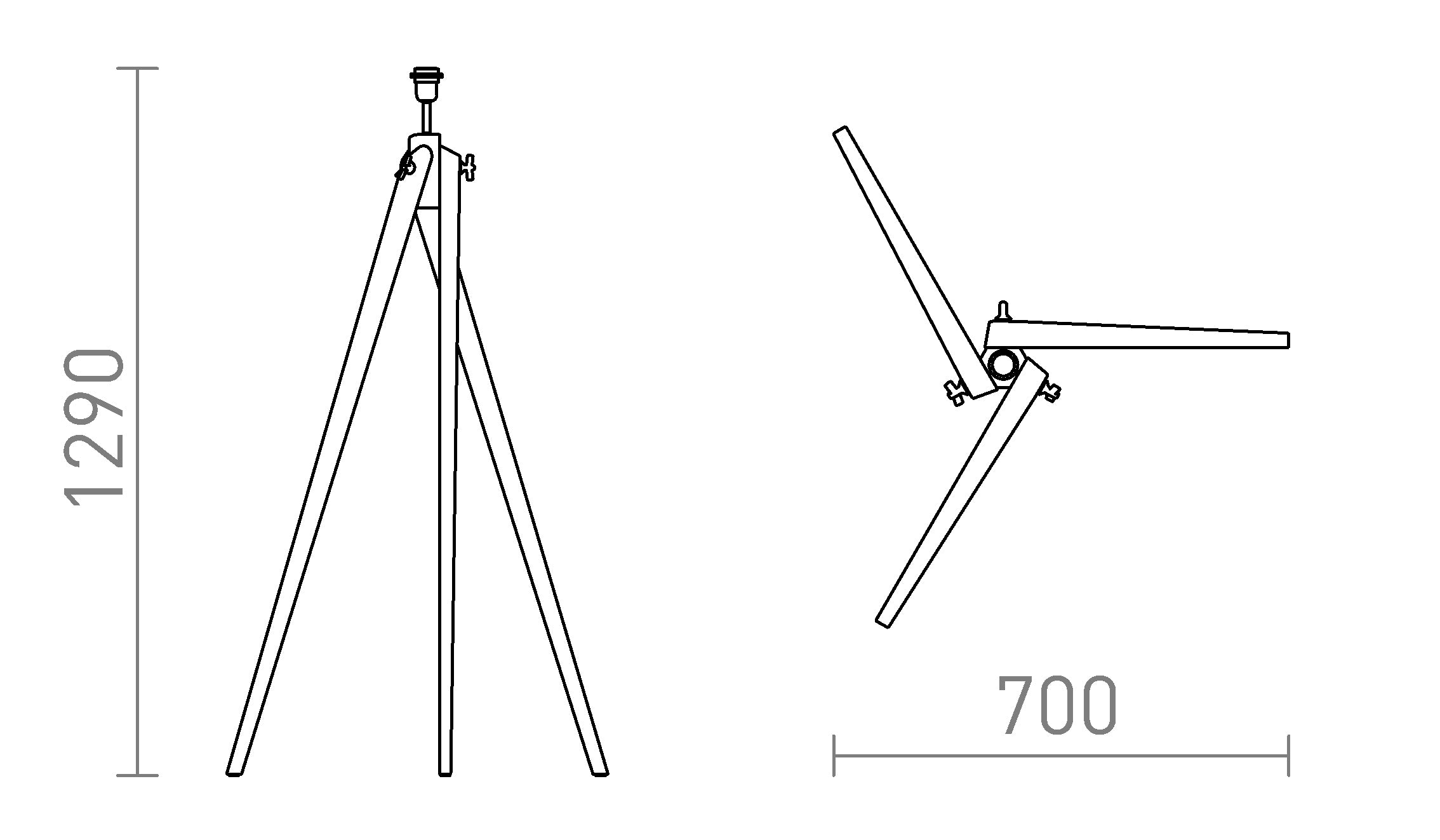 AMBITUS STANDAARDVOET - Product sketch