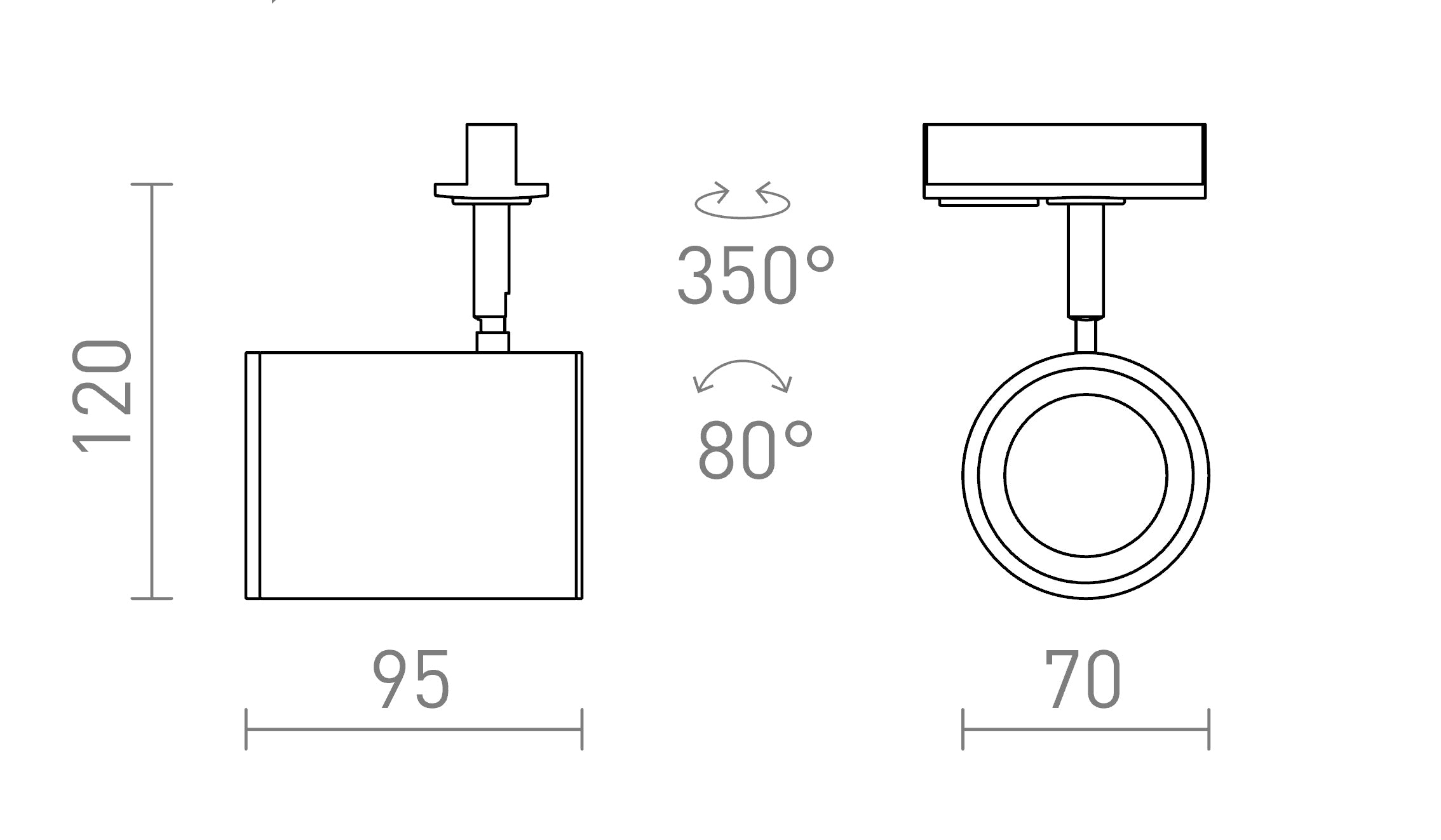 CADENZA VOOR 1F. STROOMRAIL - Product sketch