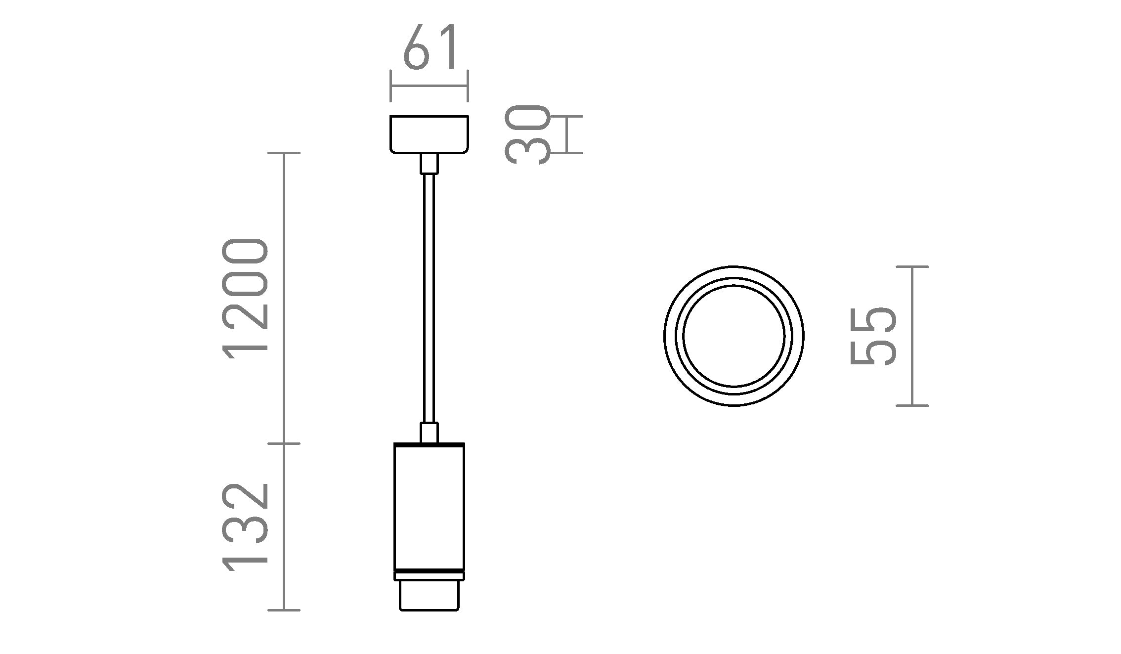 OPTIMUS HANGLAMP - Product sketch
