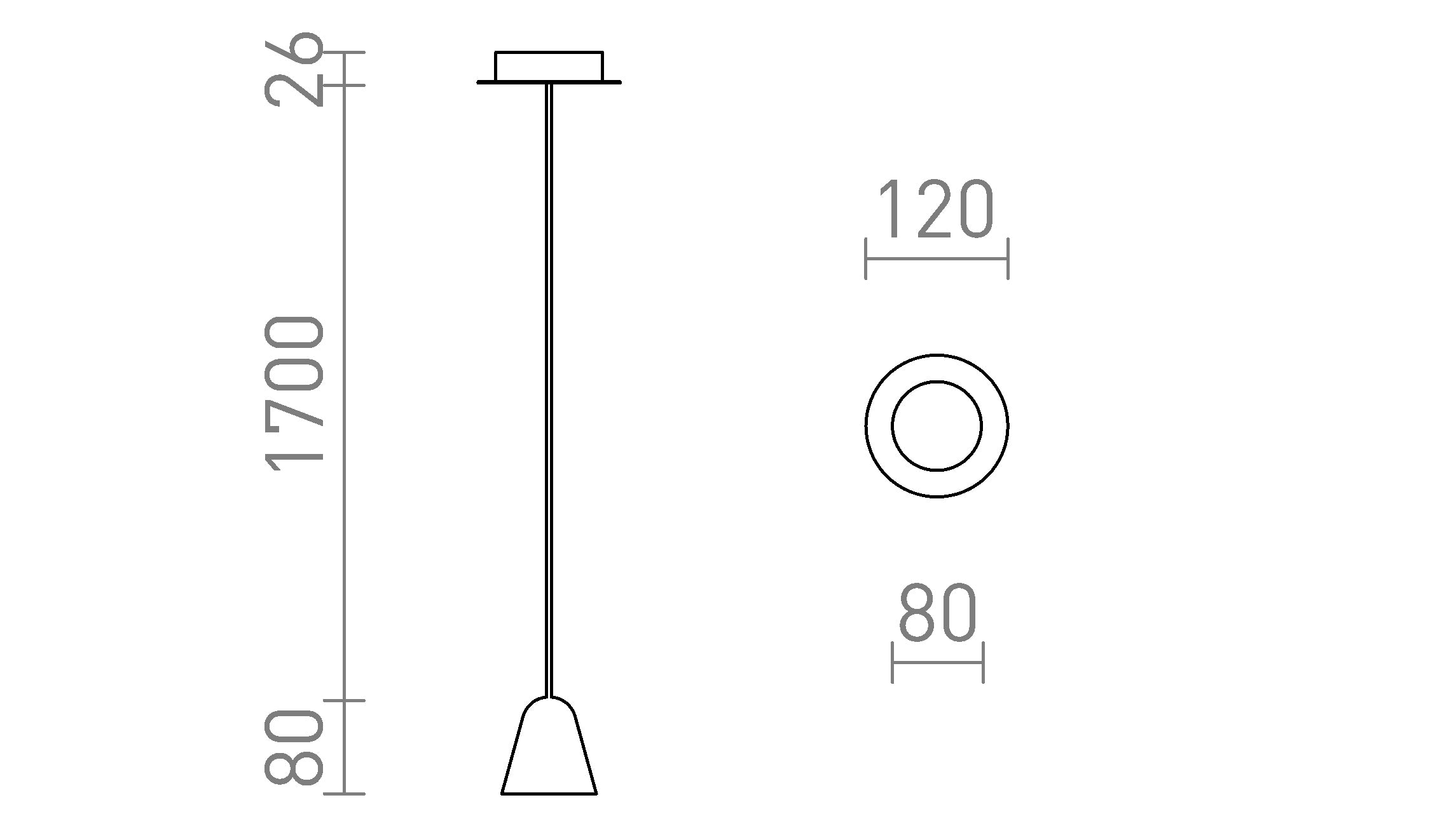 STIG PENDENT - Product sketch