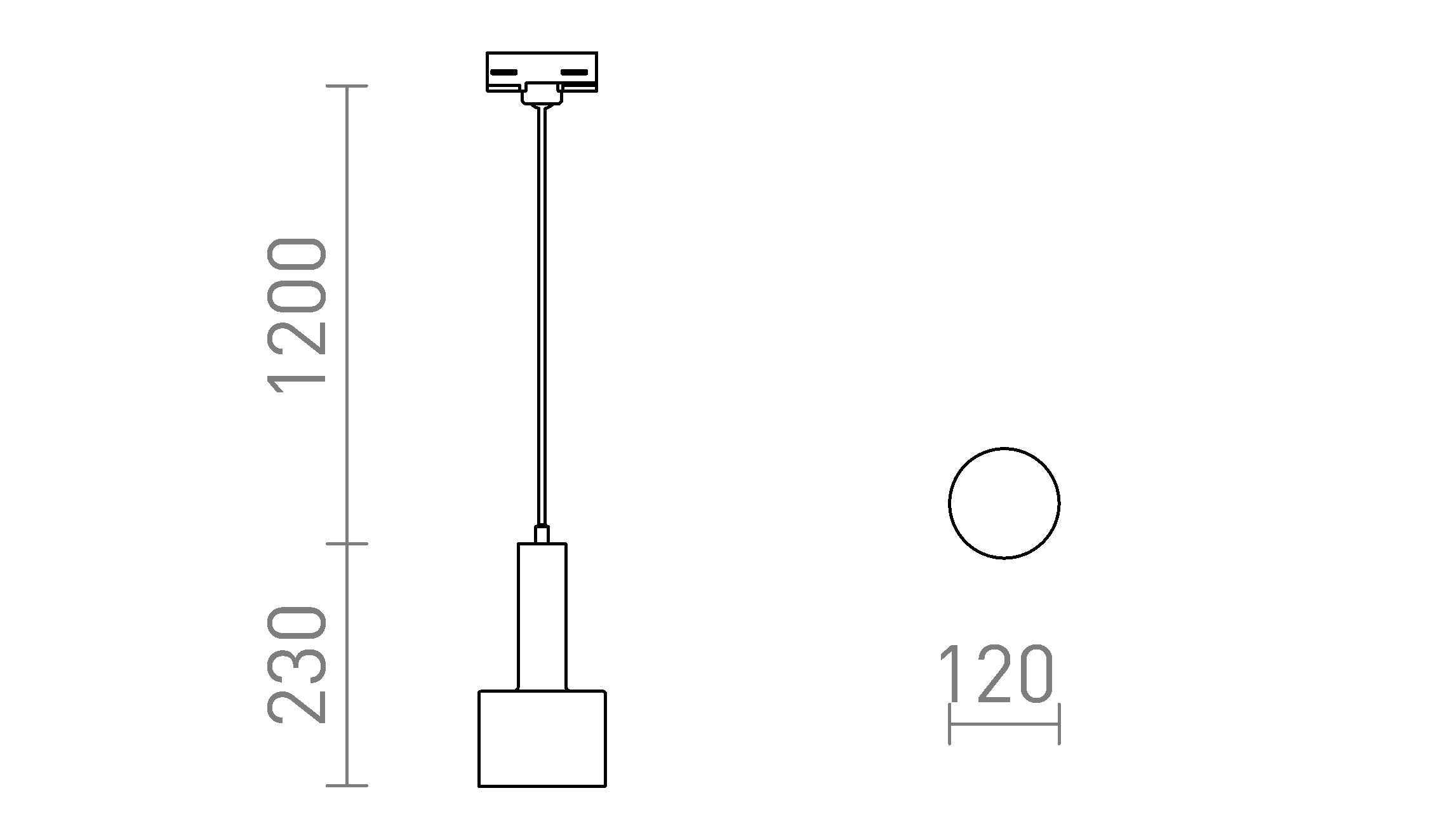 GIULIA 12 VOOR 3-F. STROOMRAILS - Product sketch