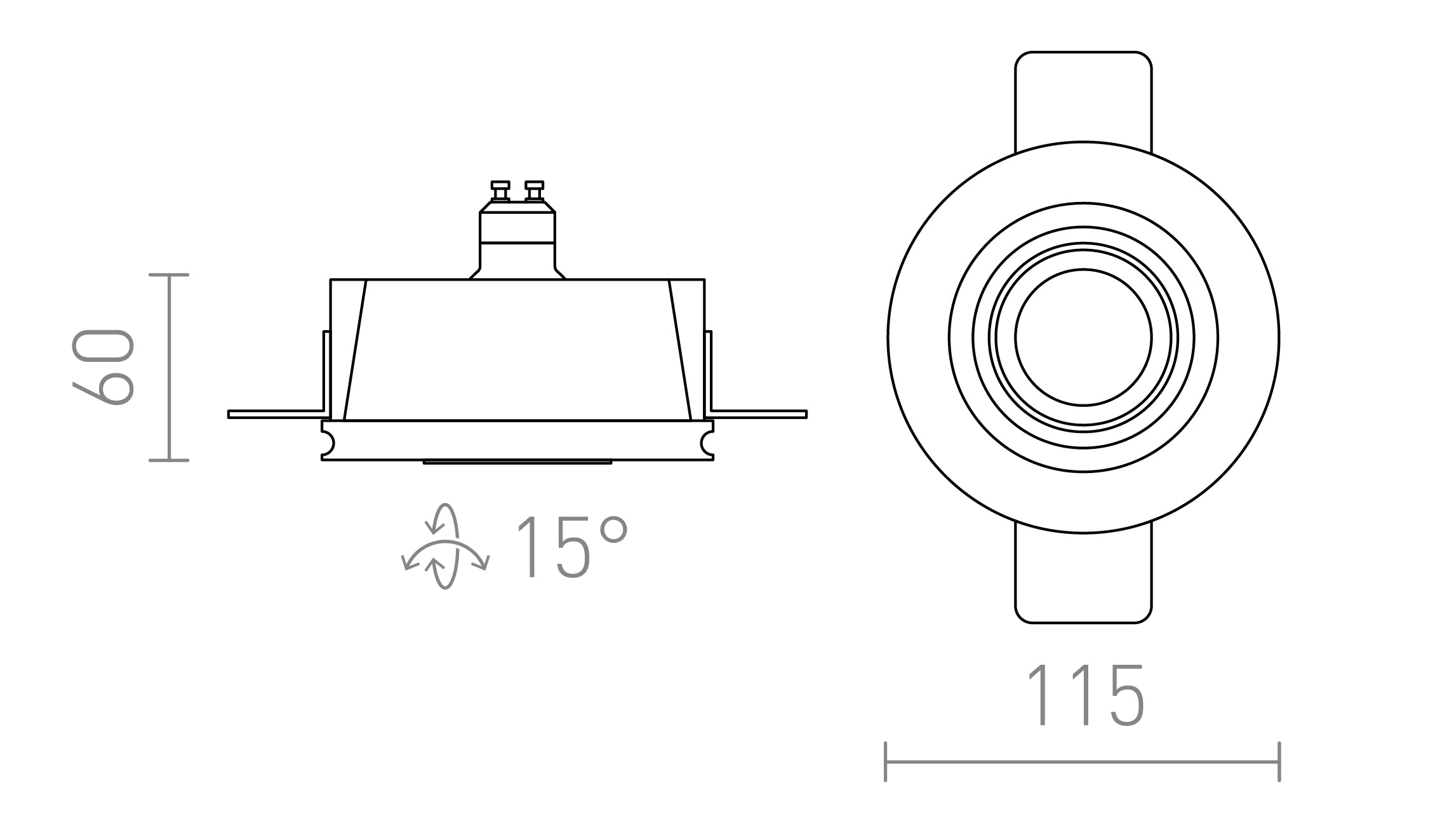 DAYTONA KANTELBAAR - Product sketch