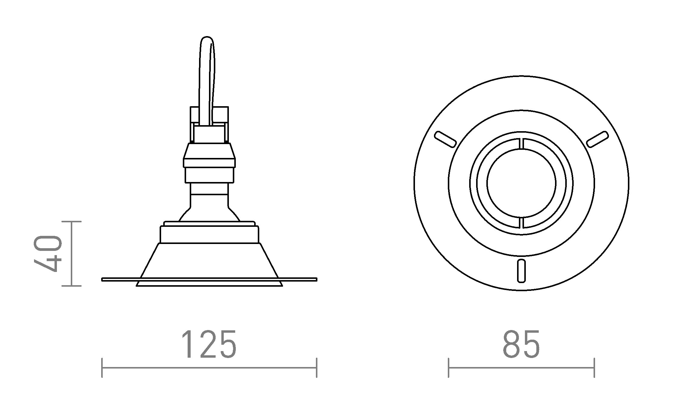 IPSO R IP65 - Product sketch