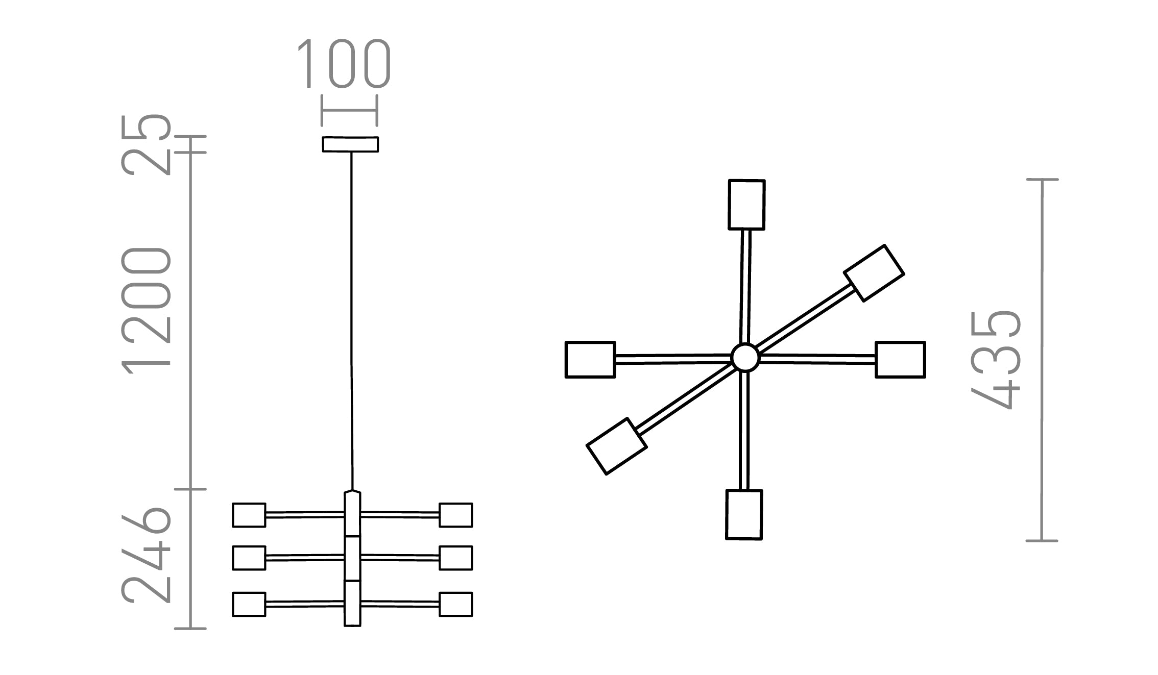 ARTEMIA PENDENT - Product sketch