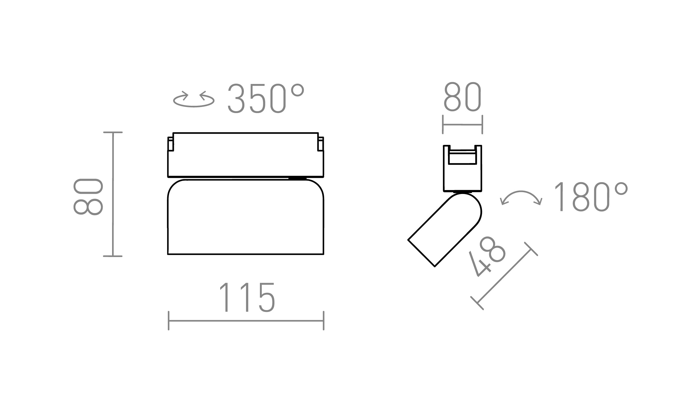 OXONIA 11 KANTELBARE ARMATUUR - Product sketch