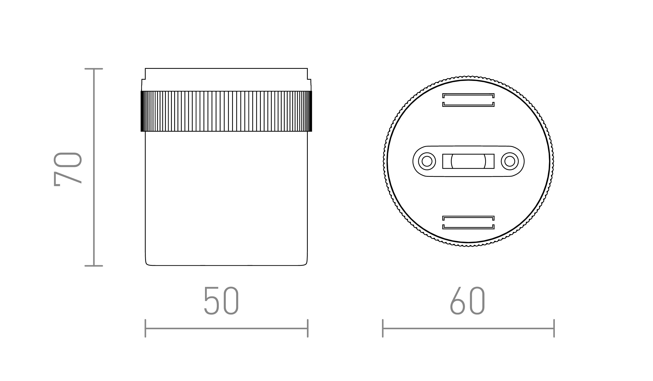 WAVE BEVESTIGDE HANDGREEP - Product sketch