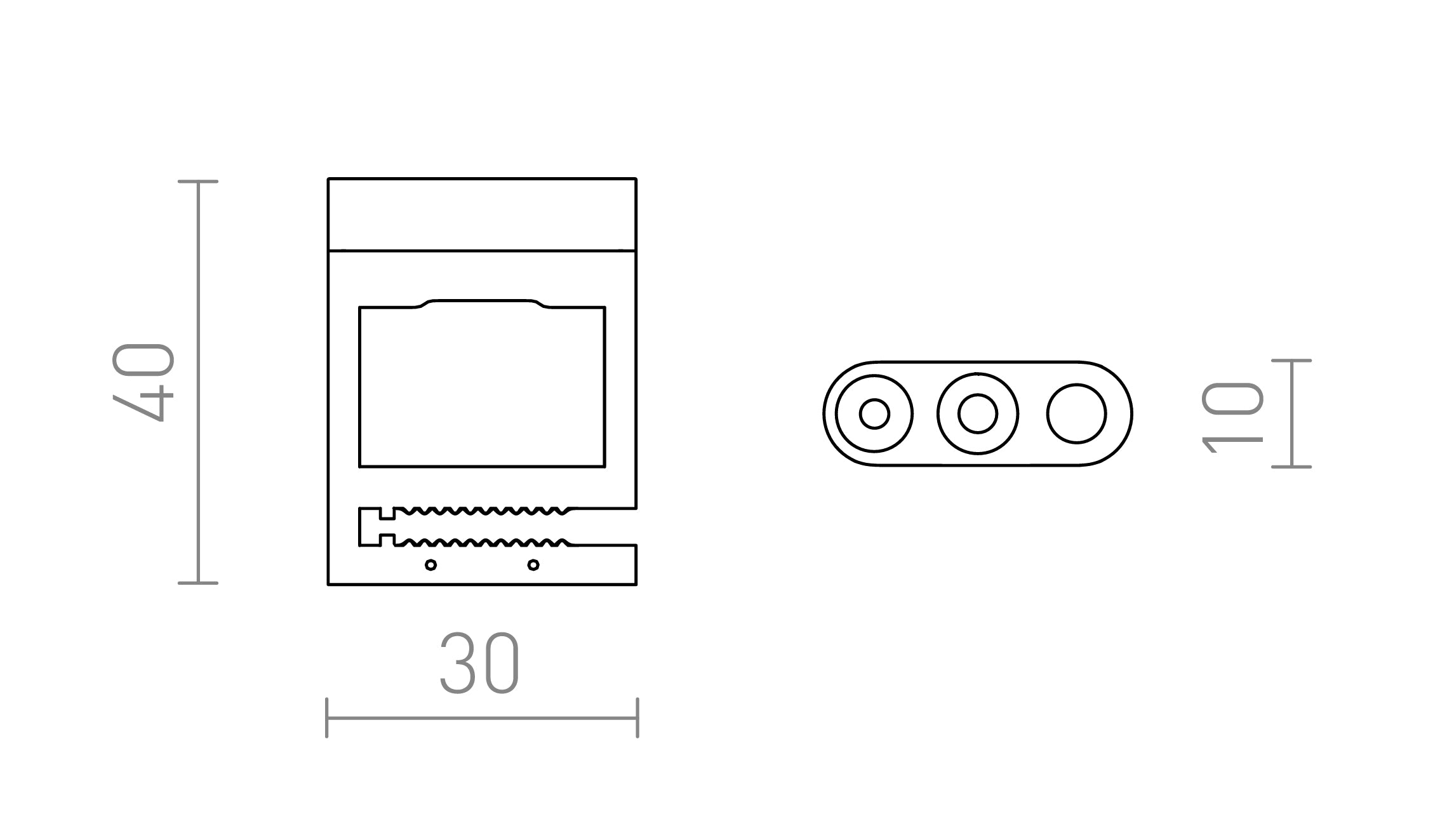 WAVE MECHANISCHE HANDGREEP - Product sketch