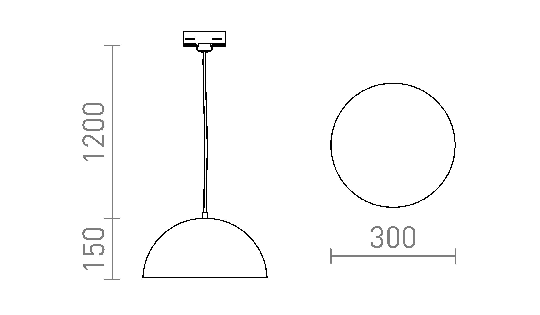 GLADYS 30 VOOR 3-F. STROOMRAILS - Product sketch