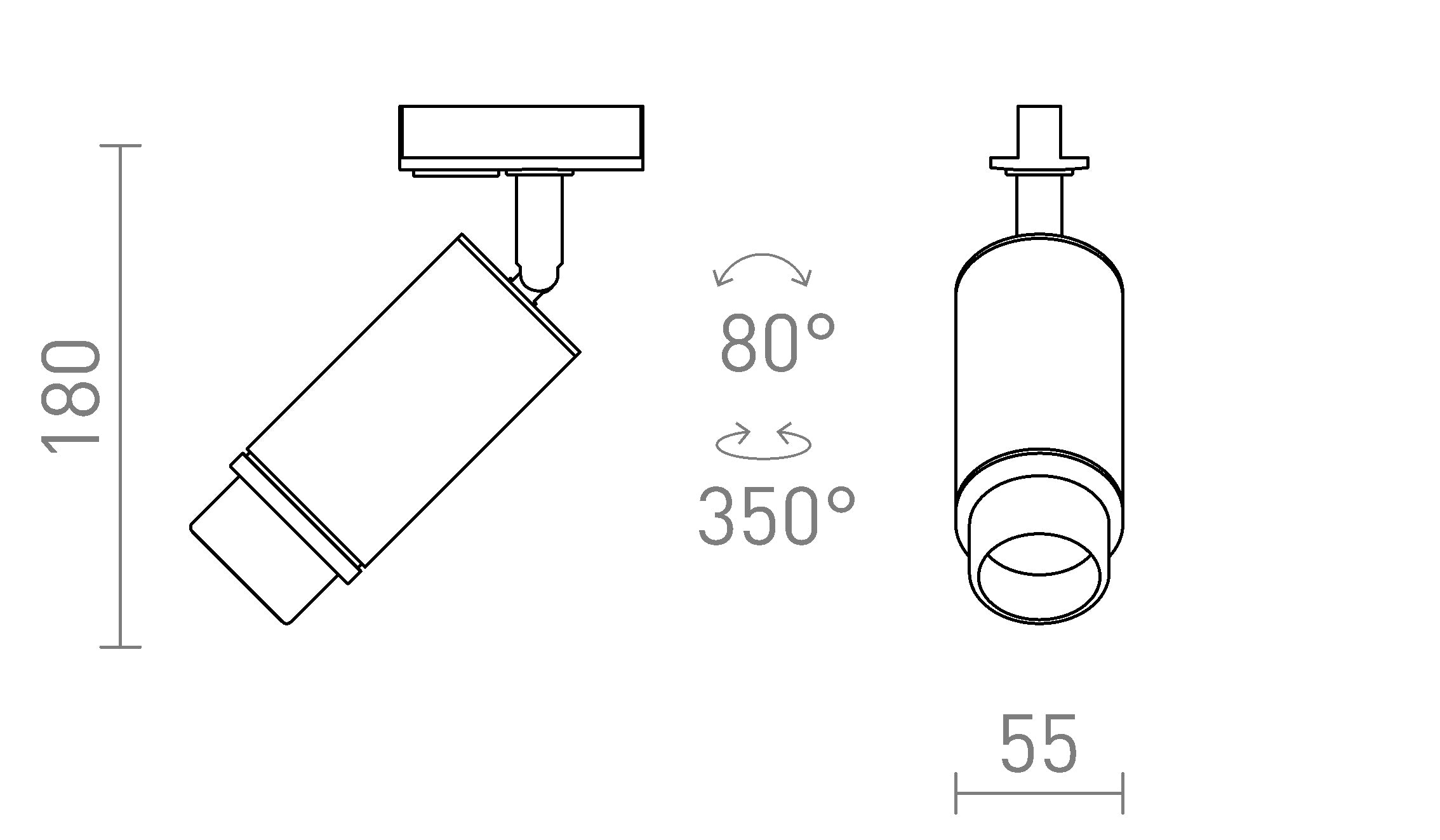 OPTIMUS 2 VOOR 1F. STROOMRAILS - Product sketch