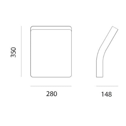 RENDL wall lamp PLATONE FLUO W3  white  230V 2G10 36W 1955000113000 3