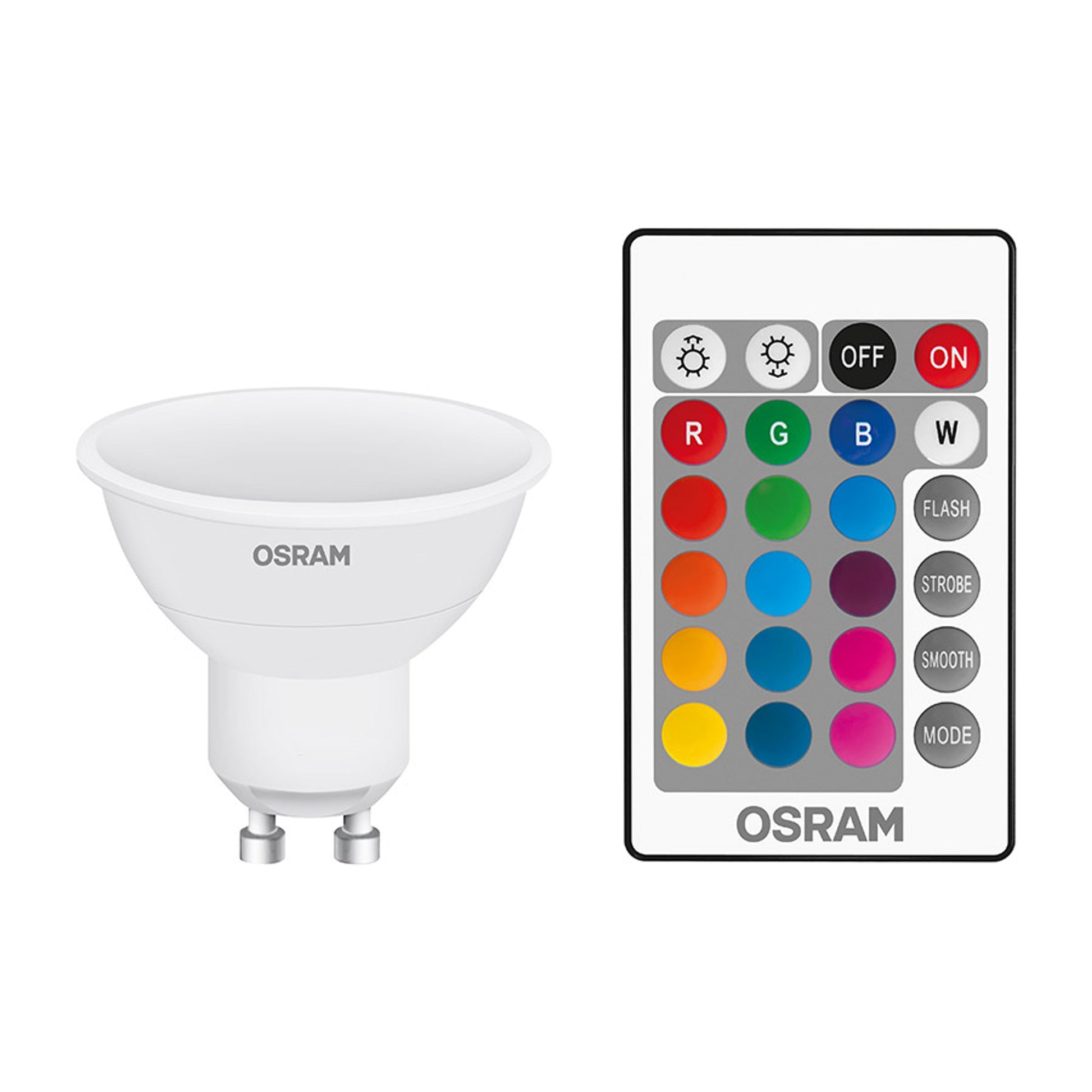 RENDL light source OSRAM RGBW PAR16  white  230V GU10 LED EQ25  2700K G13577 1
