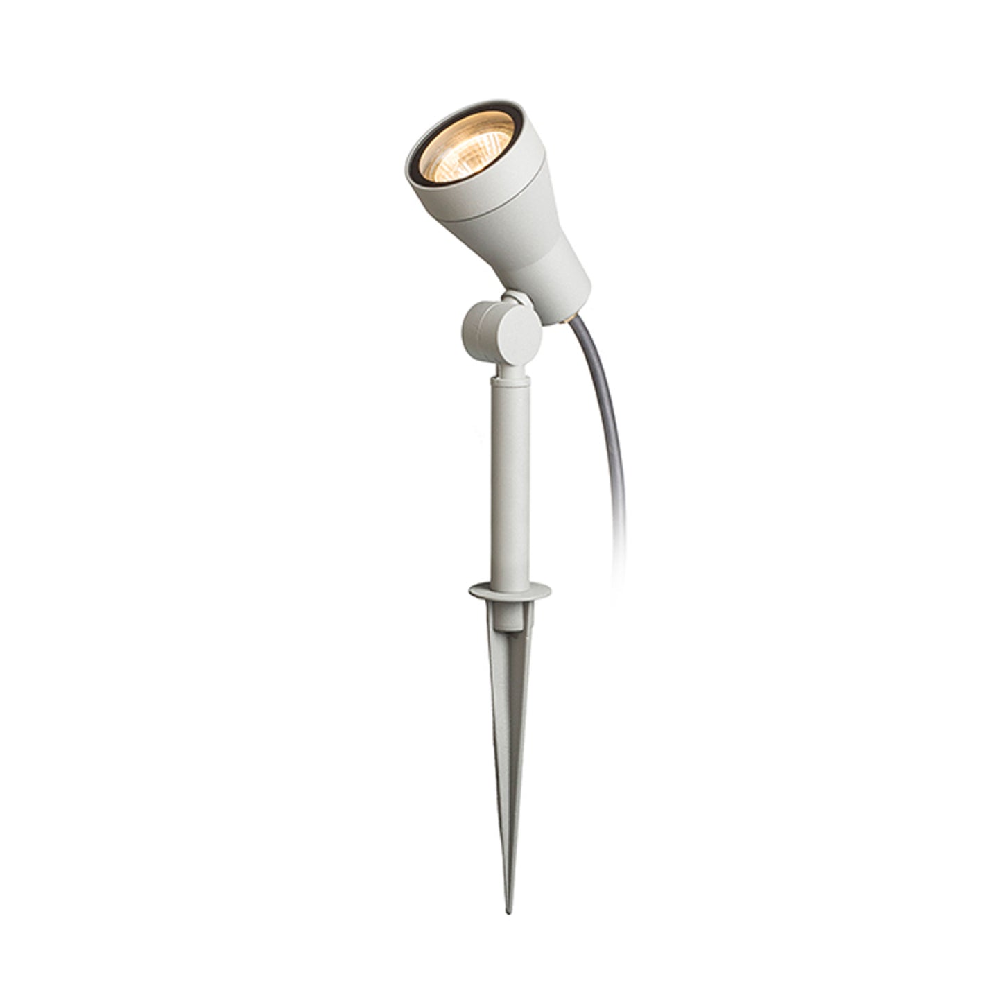 RENDL outdoor lamp DIREZZA on spike silver grey  230V LED GU10 8W IP54 R10427 3