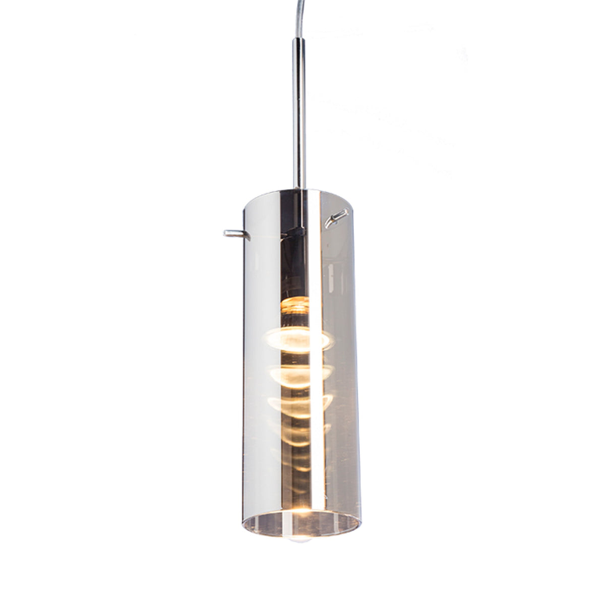 RENDL pendant lamp SANSSOUCI III pendant  chrome-tinted glass 230V GU10 3x50W R10528 4