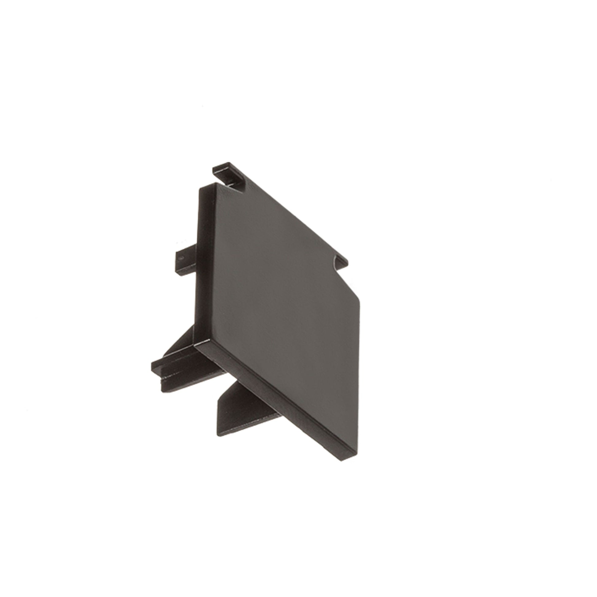 RENDL 3-circuit track system EUTRAC end cap for 3-circuit track black  R11308 1