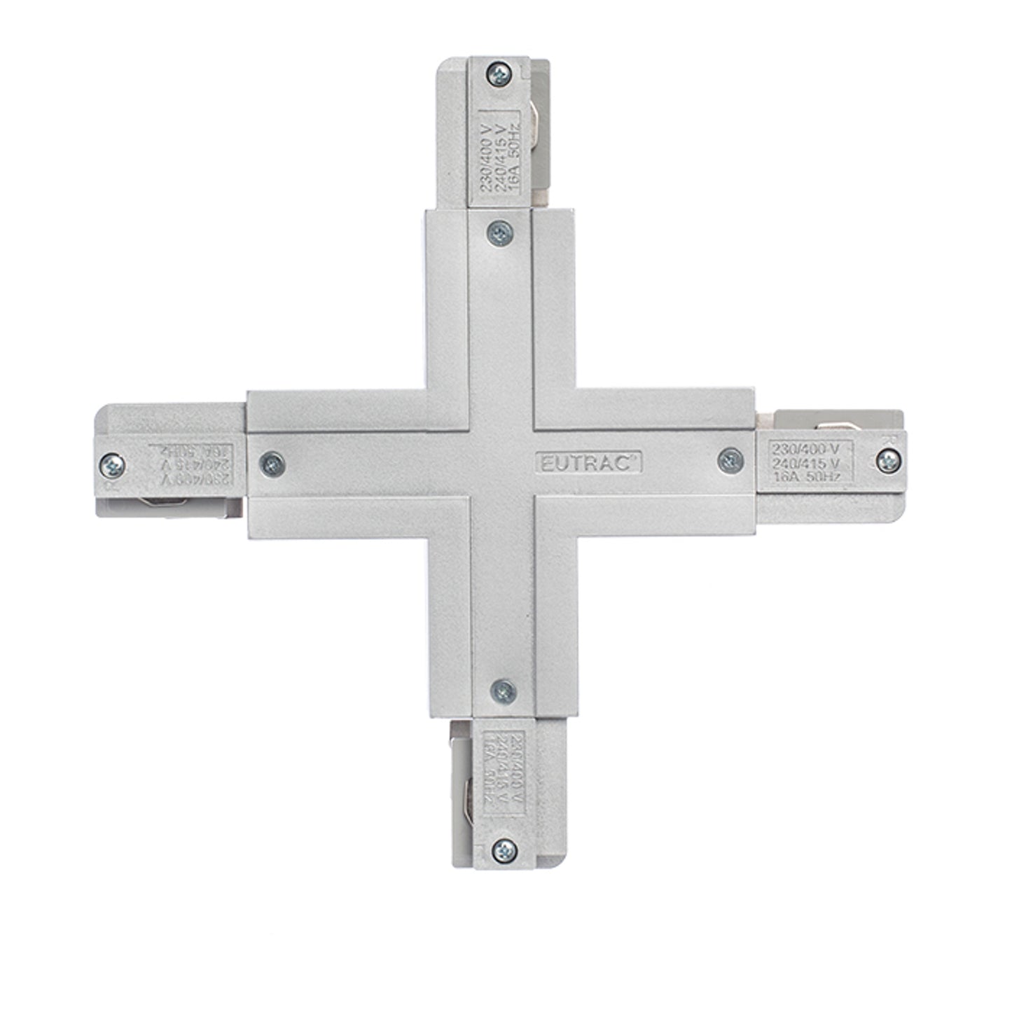 RENDL 3-circuit track system EUTRAC X connector silver grey 230V  R11340 2