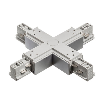 RENDL 3-circuit track system EUTRAC X connector silver grey 230V  R11340 3