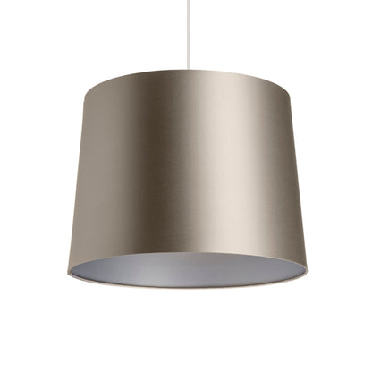 RENDL shades, shade bases, pendent sets ASPRO 40/30 shade  Monaco dove gray/silver PVC  max. 23W R11589 1