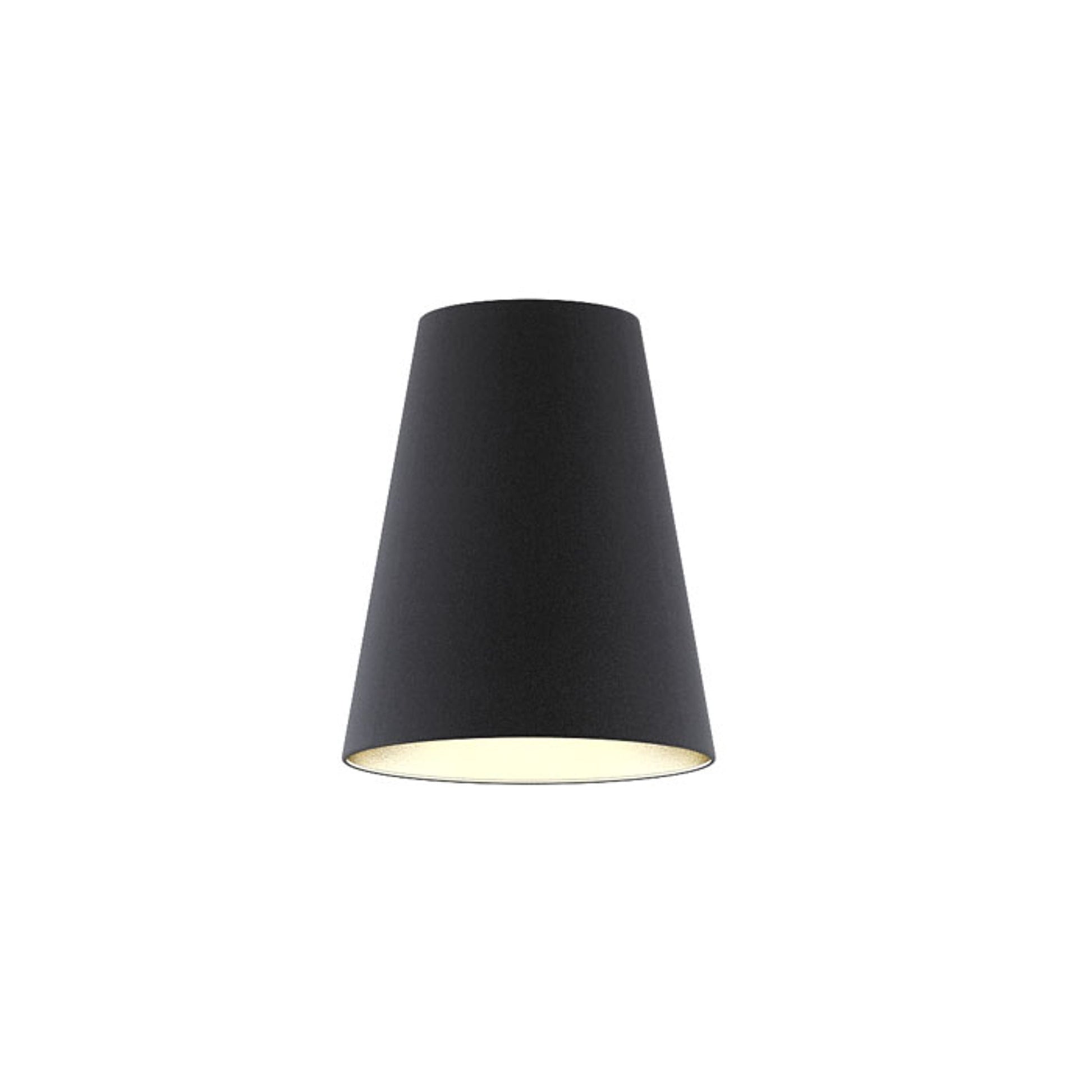 RENDL shades, shade bases, pendent sets CONNY 25/30 table shade Polycotton black/golden foil max. 23W R11597 1