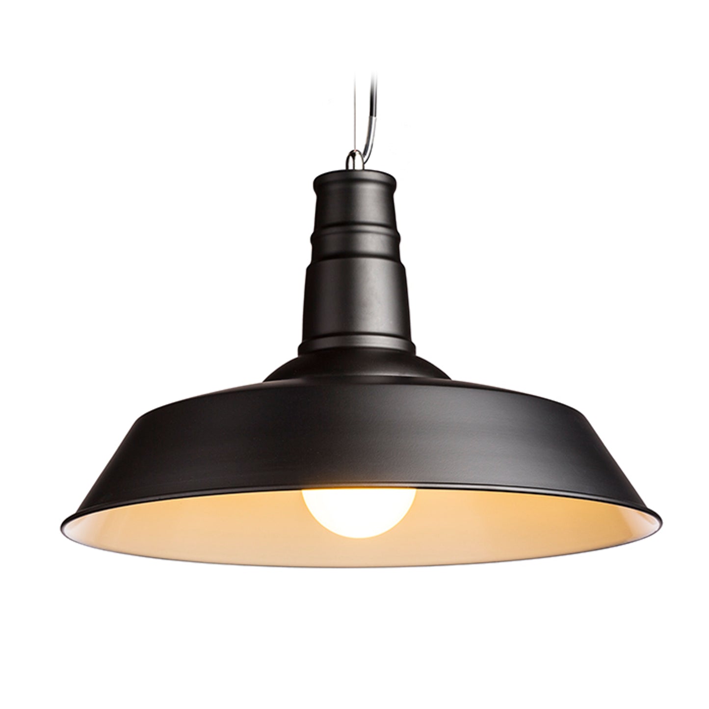 RENDL Outlet GOLDIE 46 pendant black/white  230V LED E27 30W R11690 3