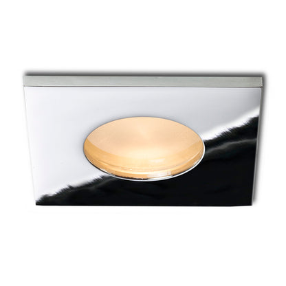 RENDL recessed light SPLASH SQ recessed  chrome 230V LED GU10 8W IP65 R11735 7