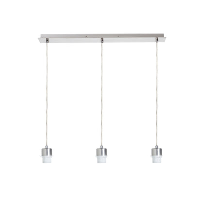 RENDL shades, shade bases, pendent sets MORE 60 pendant ceiling base  matt nickel 230V LED E27 3x15W R11774 1