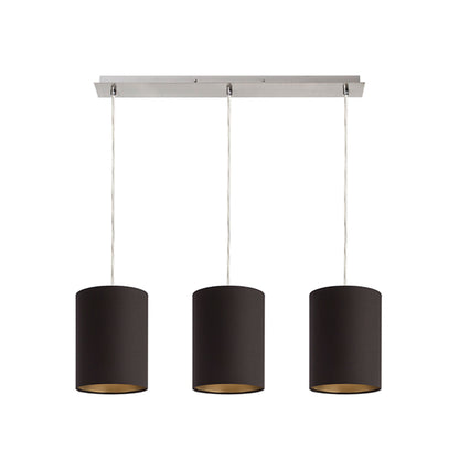 RENDL shades, shade bases, pendent sets MORE 60 pendant ceiling base  matt nickel 230V LED E27 3x15W R11774 5