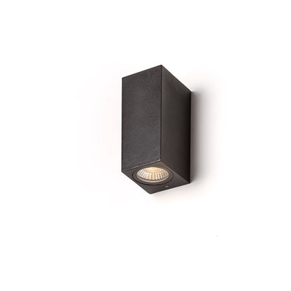 RENDL outdoor lamp KUBI II  anthracite grey  230V LED 2x3W 56° IP54  3000K R12028 1