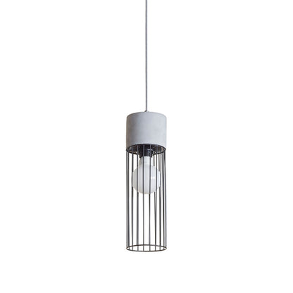 RENDL pendant lamp BURTON pendant  concrete 230V LED E27 11W R12931 12