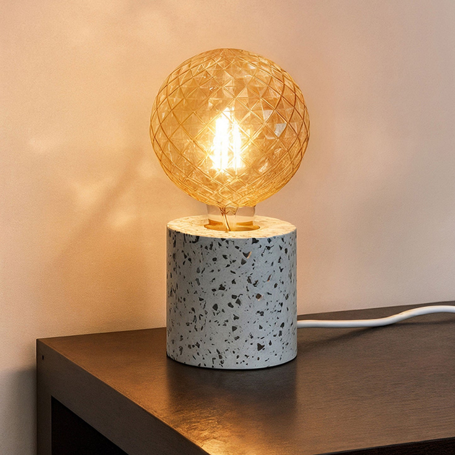RENDL table lamp CAMINO table  terazzo decor 230V LED E27 15W R13293 6