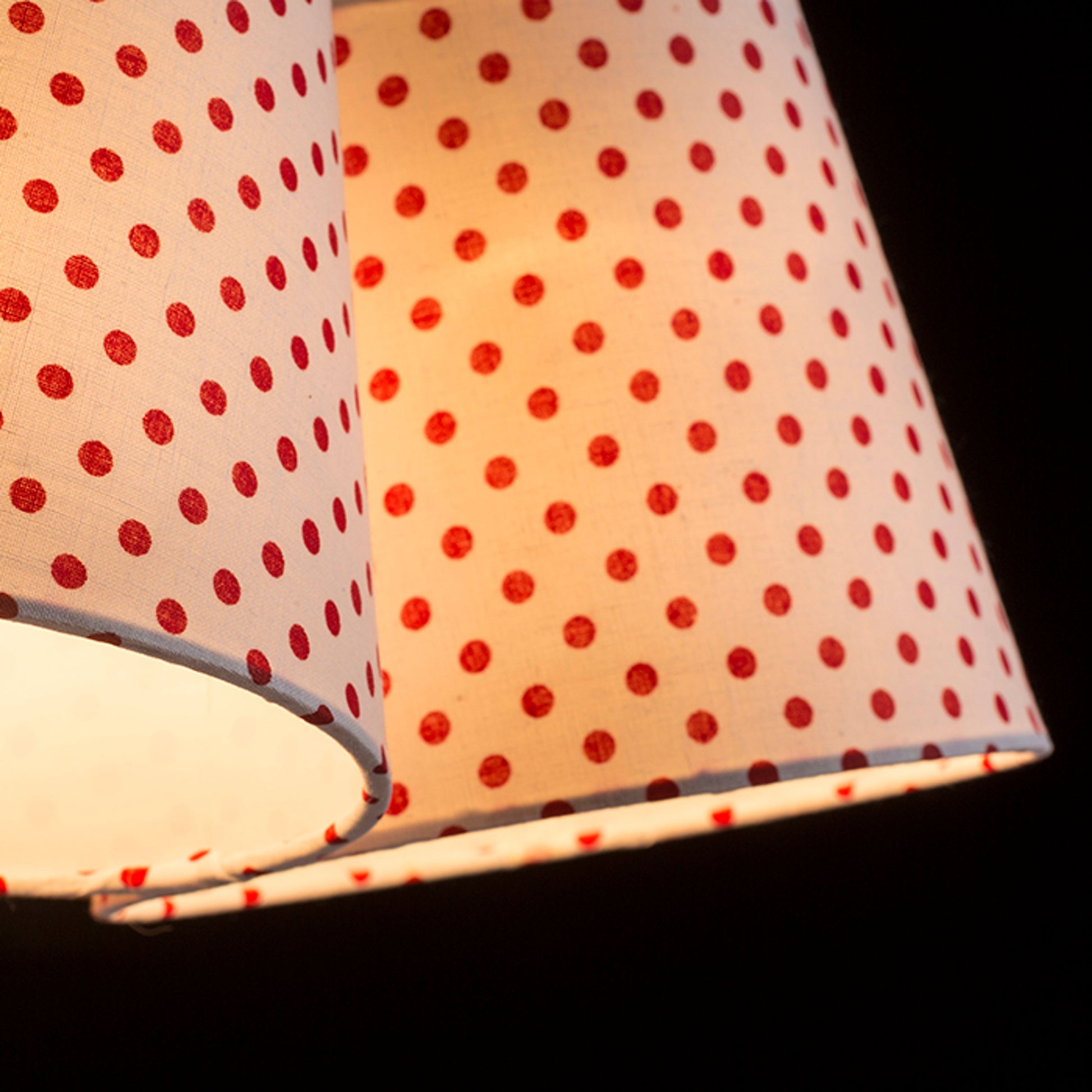 RENDL pendant lamp NANCY III pendant white/red  230V LED E14 3x11W R13345 3