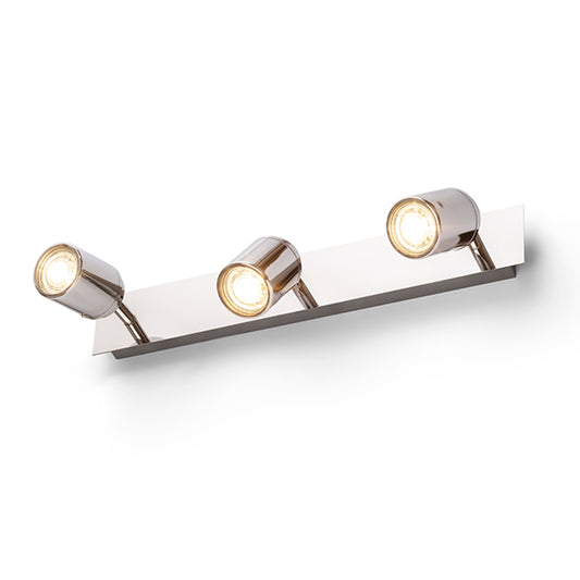 RENDL spotlight DUBLIN III surface mounted  chrome 230V GU10 3x9W IP44 R13379 1