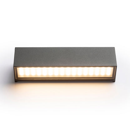 RENDL outdoor lamp CAMARGUE wall anthracite grey satinated glass 230V LED 6W IP65 3000K R13641 5