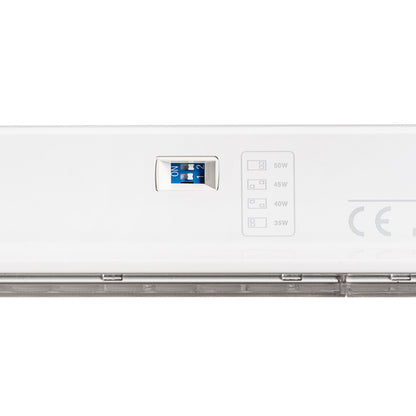 RENDL 3-circuit track system FLATLINE 150 for 3-circuit tracks white 230V LED 50W 90° 3000K R13732 4