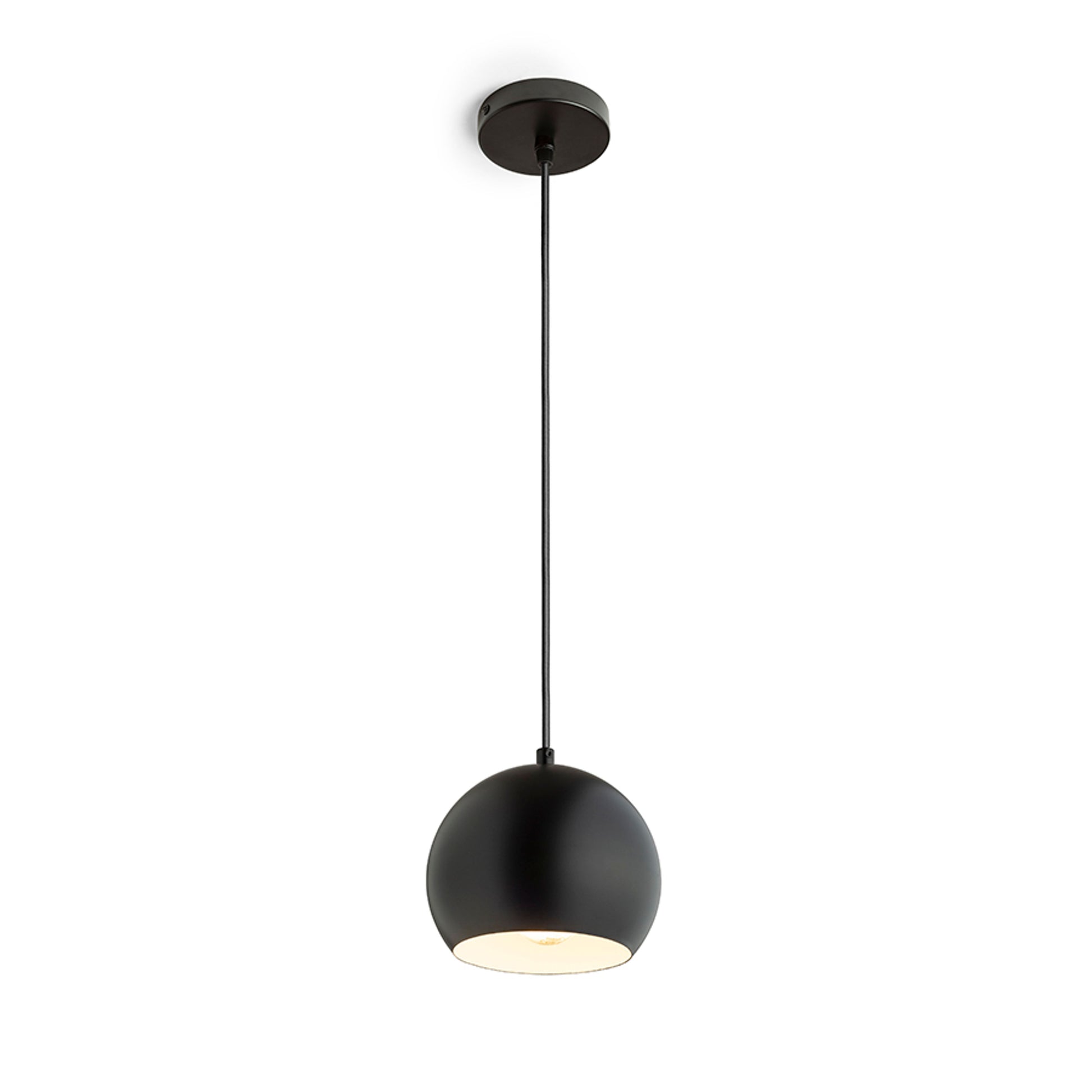 RENDL pendant lamp AGNETA pendant black  230V LED E27 11W R13898 1