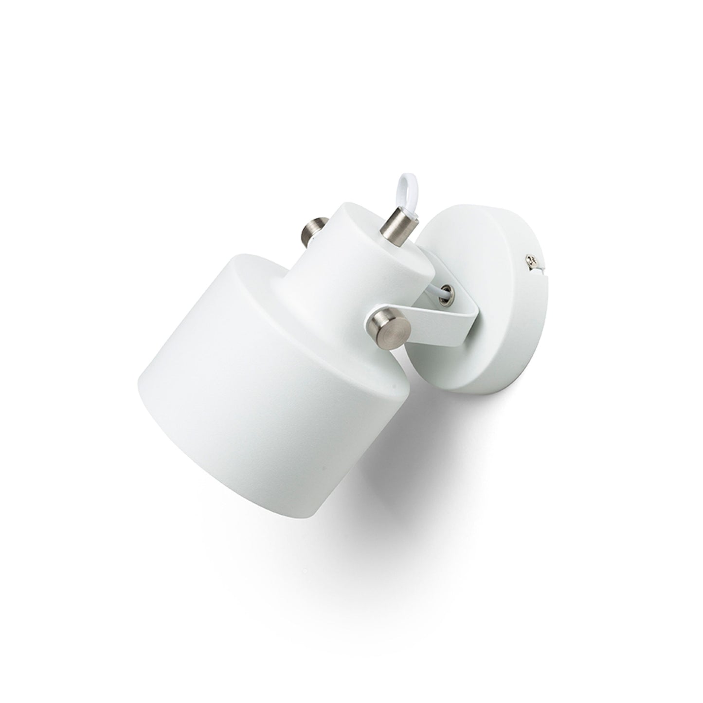 RENDL spotlight CELEIA surface mounted matte white matt nickel 230V LED E27 11W R13901 3