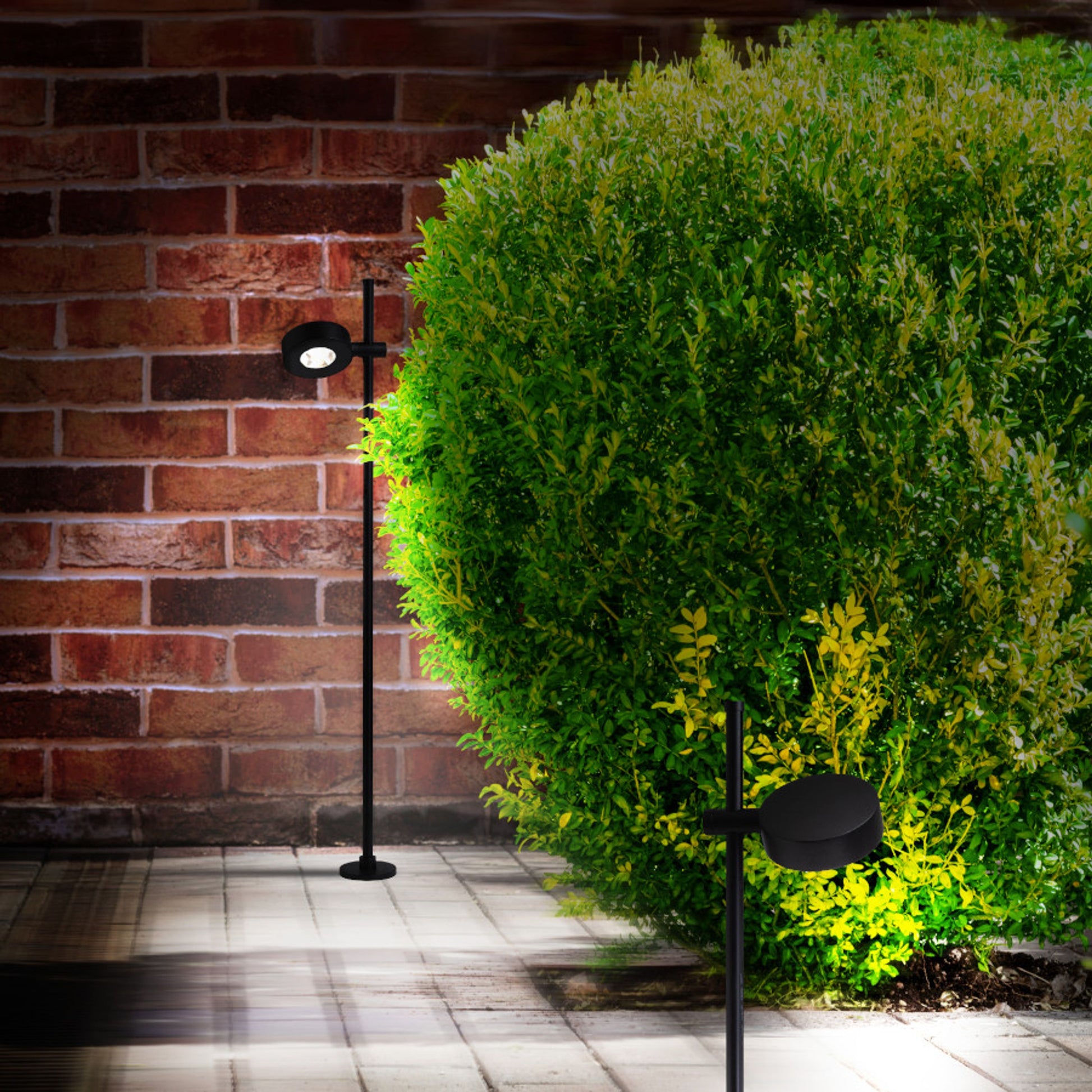 RENDL outdoor lamp KATONA bollard / on spike black 230V LED 7W 70° IP54 3000K R14196 12