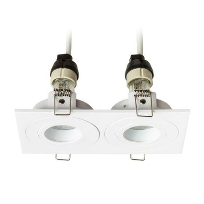 RENDL recessed light GALO II recessed white 230V LED GU10 9W IP65 R14225 7