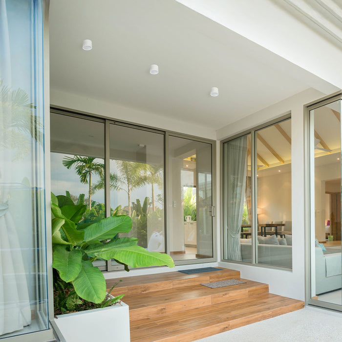 RENDL outdoor lamp SKY surface mounted white 230V GX53 7W IP65 R14229 2