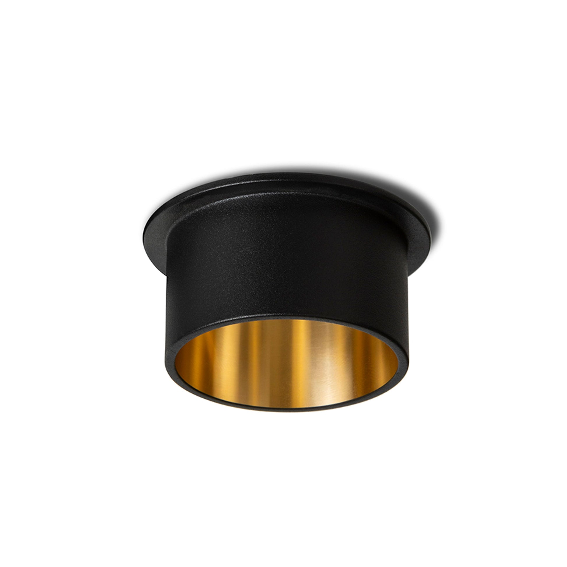 RENDL recessed light ORTA recessed black/gold 230V LED GU10 9W R14252 1