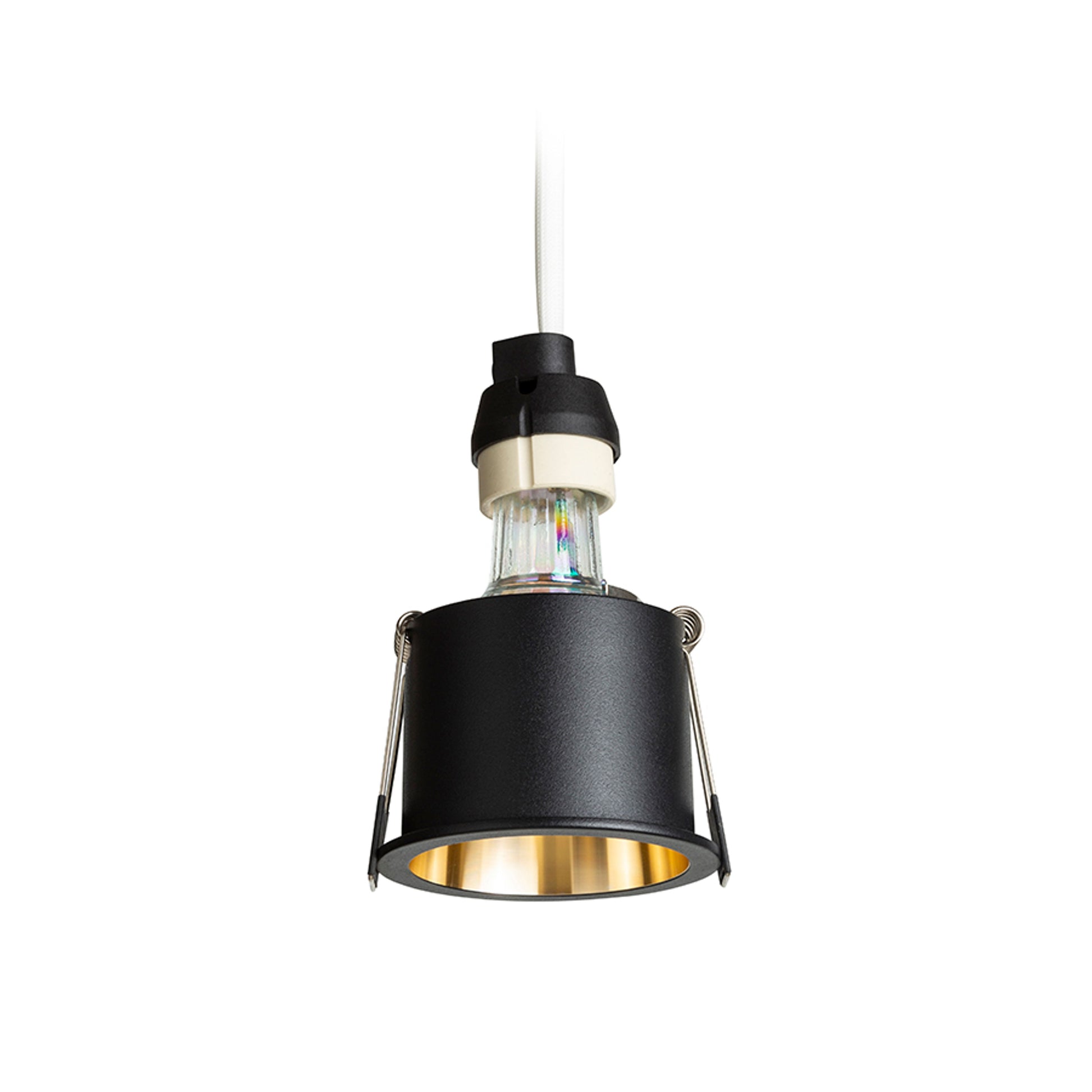 RENDL recessed light ORCO recessed black/gold 230V LED GU10 9W R14259 3
