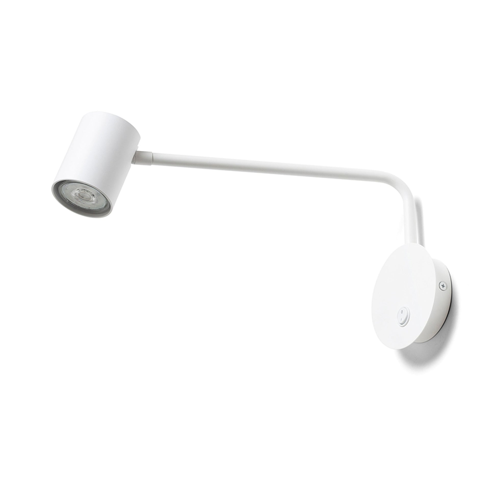 RENDL spotlight FILIP on an arm white 230V LED GU10 5W R14485 8