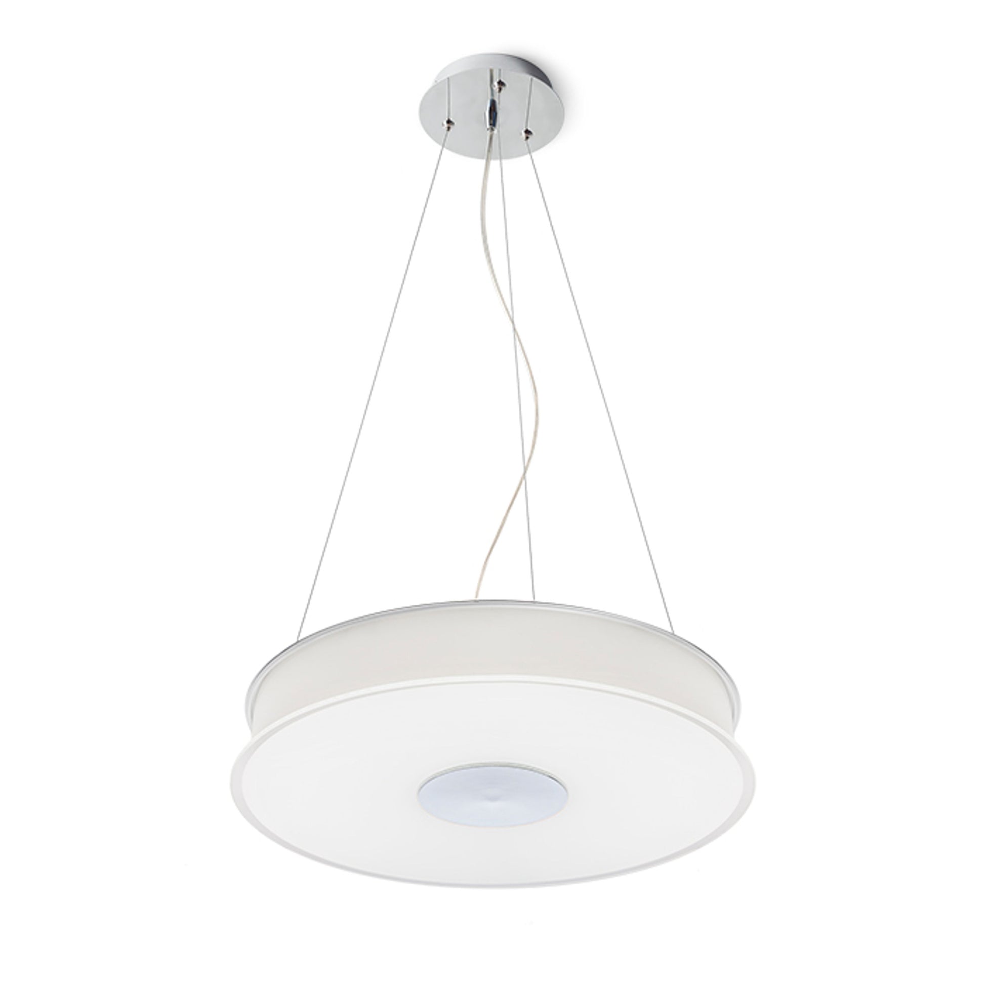 RENDL pendant lamp ASTERI LED pendant satinated glass/chrome 230V LED 35W 3000K R14620 1
